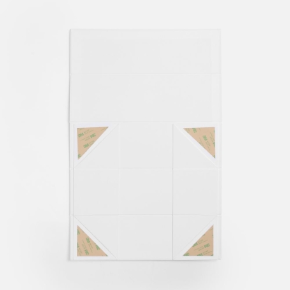 Коробка складная под бутылку Color Jacket Fold, белая