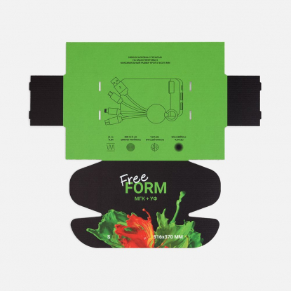 Коробка Freeform с печатью на заказ, S