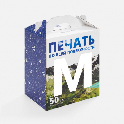 Коробка Freeform с печатью на заказ, M