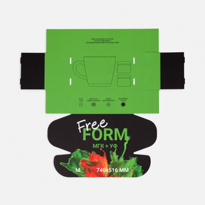 Коробка Freeform с печатью на заказ, M