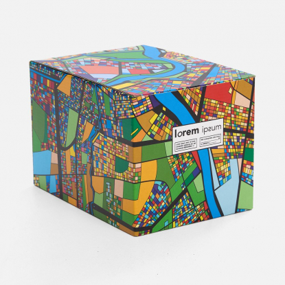 Коробка Freeform с печатью на заказ, L