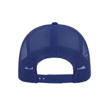 Бейсболка RAPPER COTTON, 5 клиньев, синяя, вид сзади
