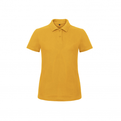 Рубашка поло ID.001/women, женская, золотисто-желтая