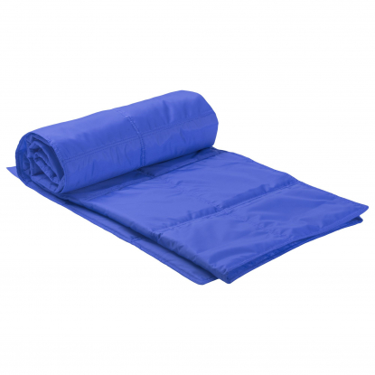 Плед стеганый Camper, синий, в растёгнутом виде