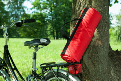 Плед стеганый Camper, красный, пример