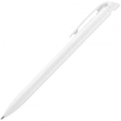Ручка шариковая Favorite, белая, вид сбоку