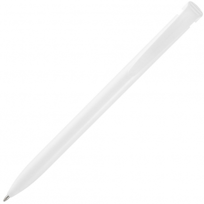 Ручка шариковая Favorite, белая, вид сзади