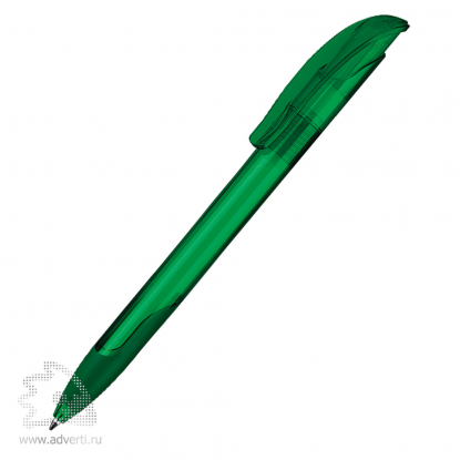 Шариковая ручка Challenger Soft Clear, зеленая