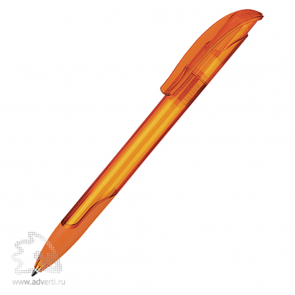 Шариковая ручка Challenger Soft Clear, оранжевая