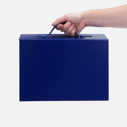 Коробка складная Holdfold, M, синяя