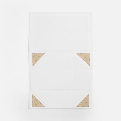 Коробка складная под бутылку Color Jacket Fold, белая