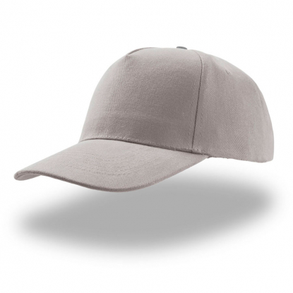 Бейсболка LIBERTY FIVE, 5 клиньев, светло-серая