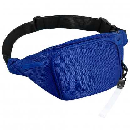 Поясная сумка SPLIT TO GO, синяя с белым
