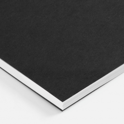 Блокнот Salvador в клетку ver.2, черный