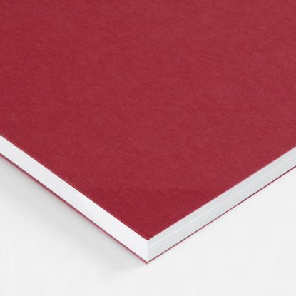 Блокнот Salvador в клетку ver.2, красный