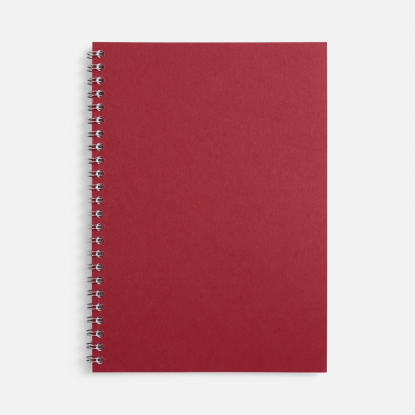 Блокнот Salvador в клетку ver.2, красный