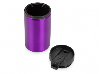 Термокружка Jar, фиолетовая, открытая