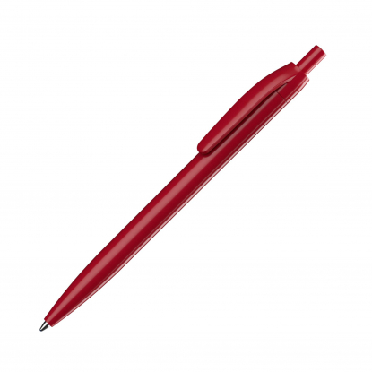 Ручка шариковая Phil из антибактериального пластика, красная