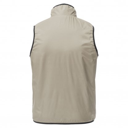 Жилет Winner двусторонний, унисекс, бежевый, спина