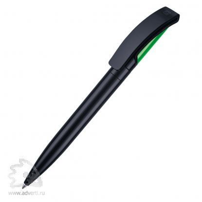 Шариковая ручка Verve Basic, черная с красным