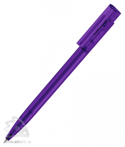 Шариковая ручка New Hit frosted, фиолетовая