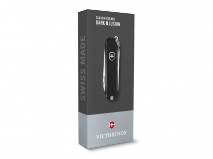 Нож-брелок VICTORINOX Classic SD Colors, черный