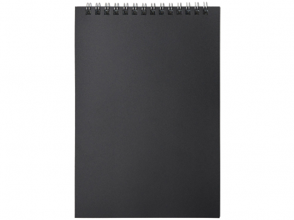 Блокнот А5 в пластиковой обложке, черный
