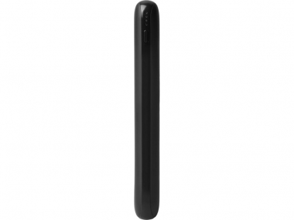 Набор из внешнего аккумулятора и универсального кабеля с подсветкой лого Reserve LED, 10000mAh, черный