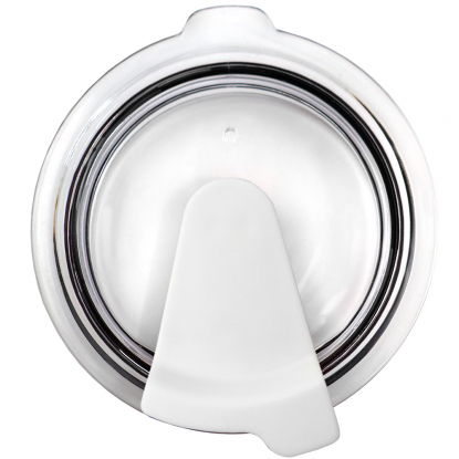 Кружка с крышкой Velvet Duo, софт-тач, чёрная с белым