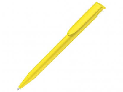 Ручка пластиковая шариковая Happy, желтая