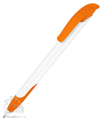 Шариковая ручка Challenger Polished Basic + Softgrip, оранжевая