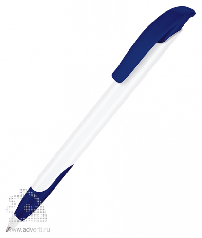 Шариковая ручка Challenger Polished Basic + Softgrip, темно-синяя