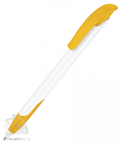 Шариковая ручка Challenger Polished Basic + Softgrip, желтая