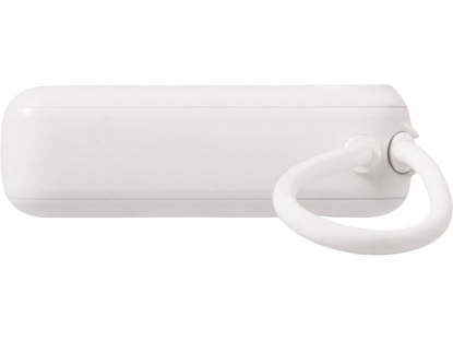 Внешний аккумулятор со встроенным кабелем Liri, QC/PD, 10000 мАч, белый