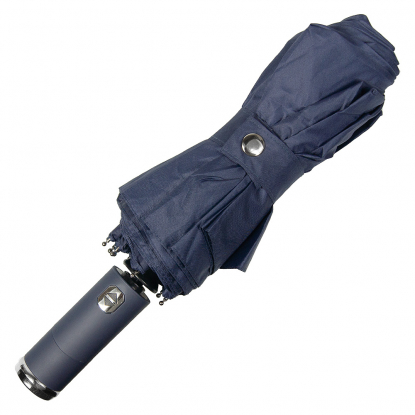 Зонт складной автоматический Forest Lotus Flashlight, темно-синий