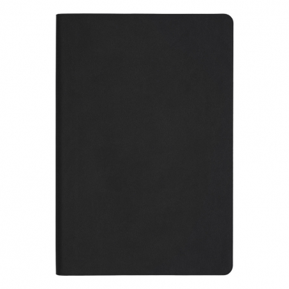 Ежедневник Flexy Latte Soft Touch Black Edition Color А5, черный с салатовым