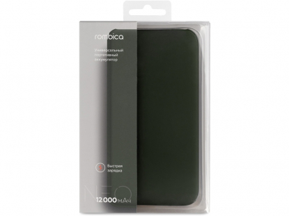 Внешний аккумулятор NEO NS120G Quick, 12000 mAh, темно-зеленый