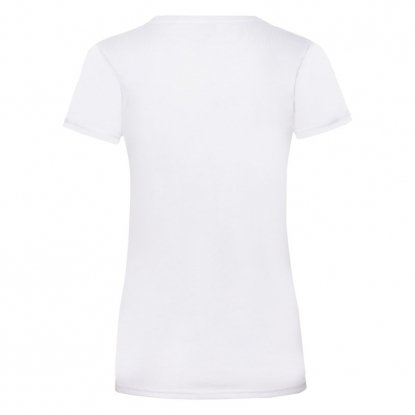 Футболка Lady-Fit Valueweight T, женская, белая, спина