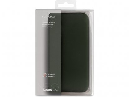 Внешний аккумулятор NEO NS120G Quick, 12000 mAh, темно-зеленый
