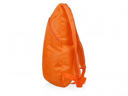 Рюкзак складной Compact, оранжевый, сбоку