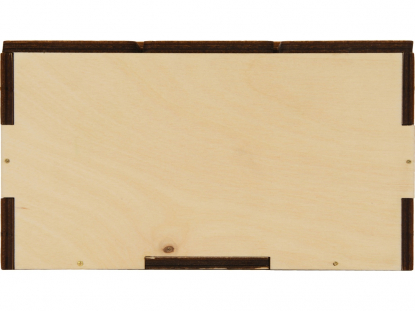 Деревянная подарочная коробка с крышкой Ларчик, вид снизу
