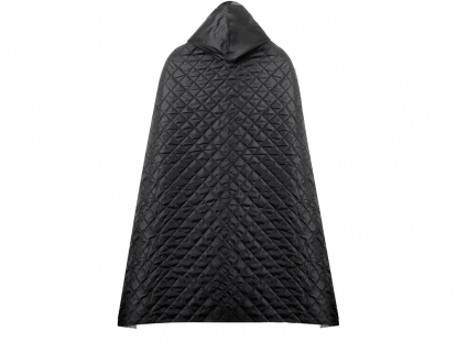 Плед-пончо 2-в-1 Cappy с капюшоном и мешком, черный