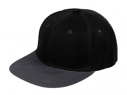 Бейсболка с прямым козырьком Los Angeles, серый меланж