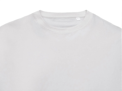 Футболка унисекс с пич отделкой Kyoto, жемчужная