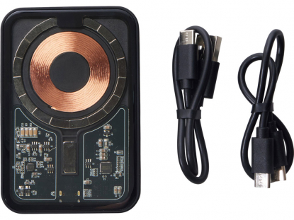 Беспроводной магнитный внешний аккумулятор с QC\PD MagnifIQ, 10000 мАч, 15 Вт, черный