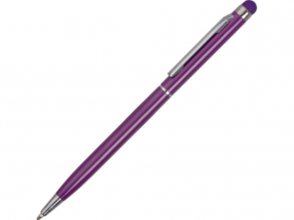Ручка-стилус металлическая шариковая Jucy, фиолетовая