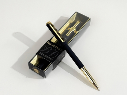 Ручка пластиковая шариковая Parliament, черная