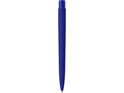 Ручка металлическая шариковая RECYCLED PET PEN PRO K transparent GUM soft-touch, синяя