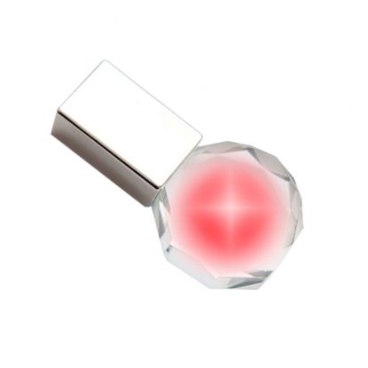 Флешка Diamond c подсветкой, красная