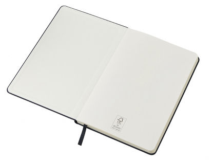 Бизнес-блокнот А5 С3 soft-touch с магнитным держателем для ручки, черный